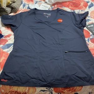 Grey’s Anatomy Spandex Stretch Solid Scrub Top